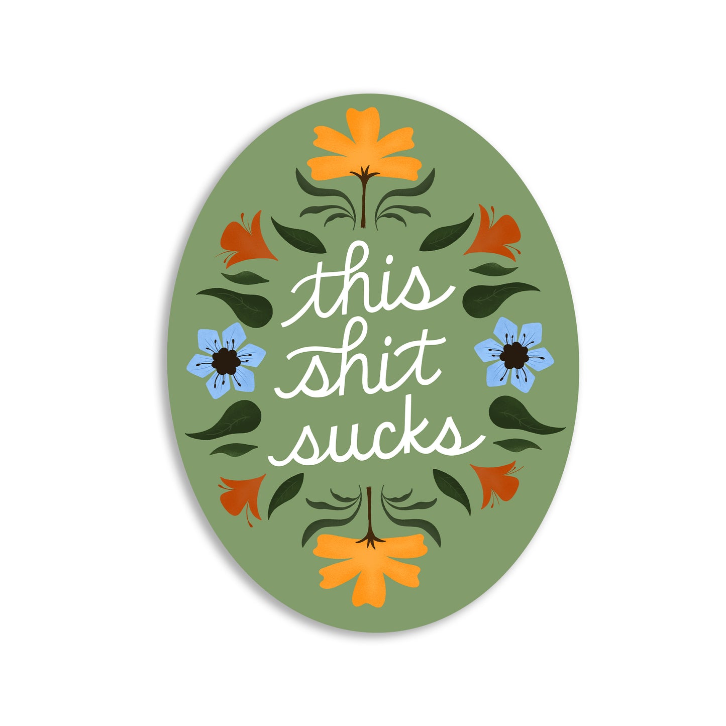 This Shit Sucks Die-Cut Sticker