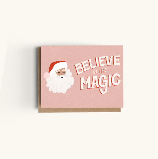 Believe in the Magic Christmas Greeting Card