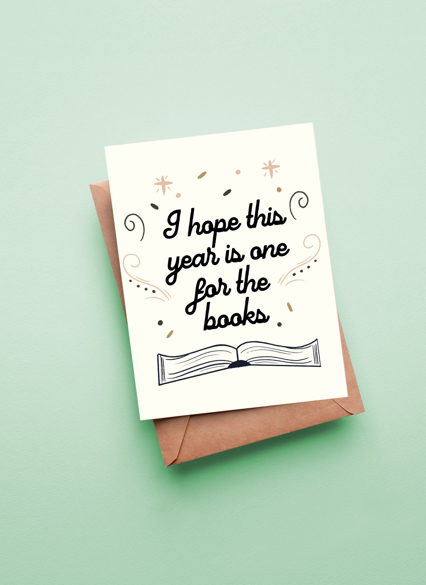 One for the Books Reading Birthday Greeting Card