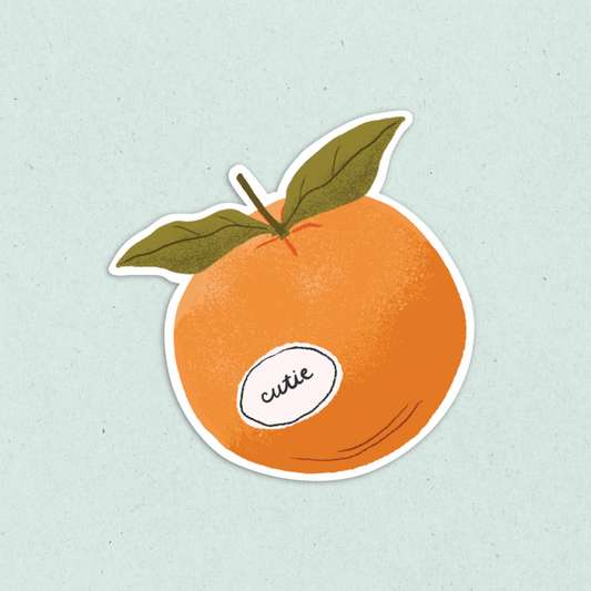 Florida Orange Cutie Vinyl Sticker