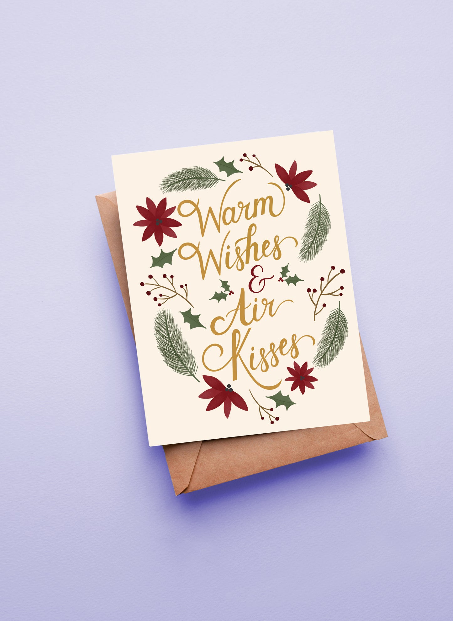 Warm Wishes Christmas Greeting Card