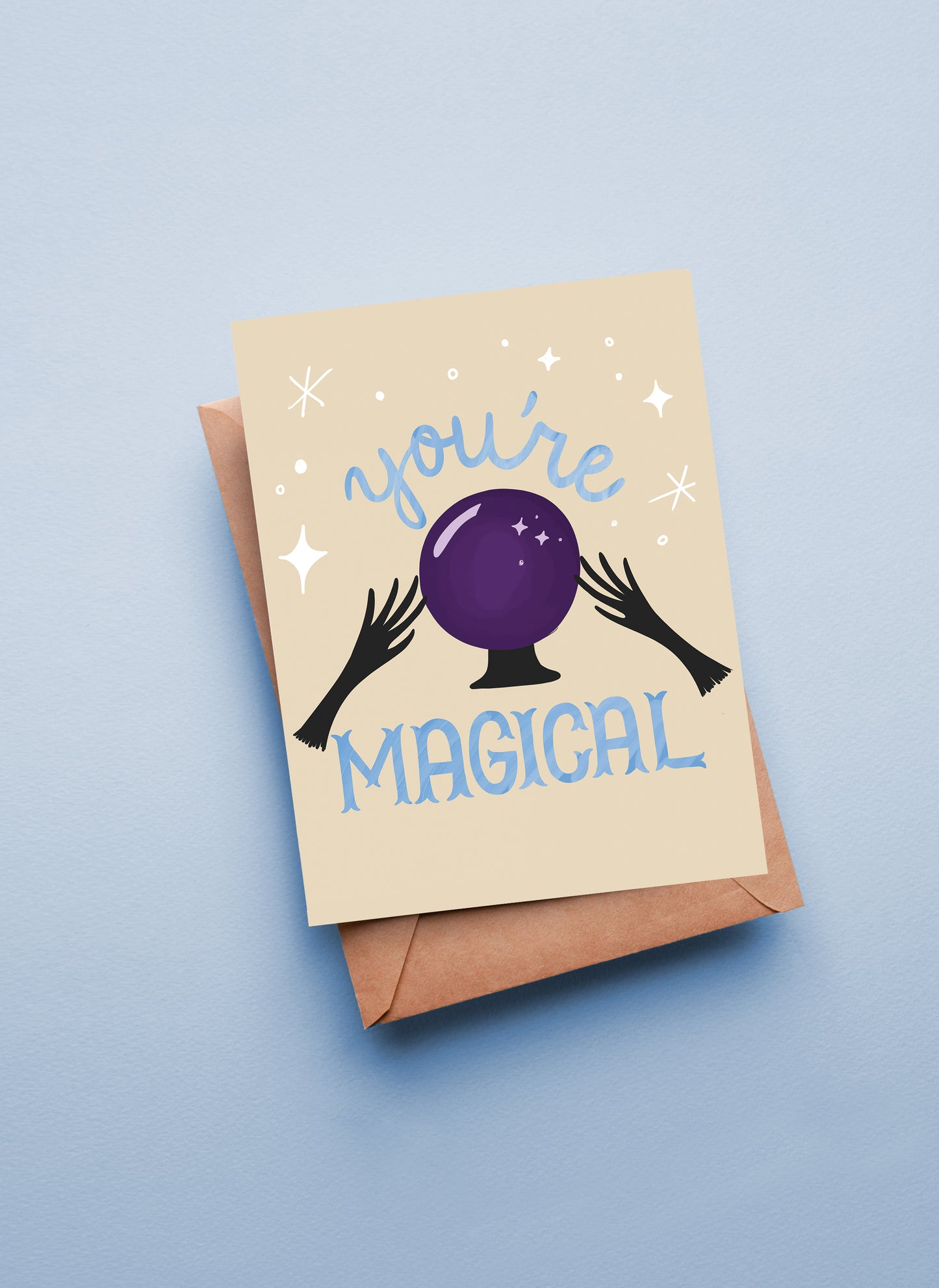 You're Magical Fortune Teller Friendship Greeting Card