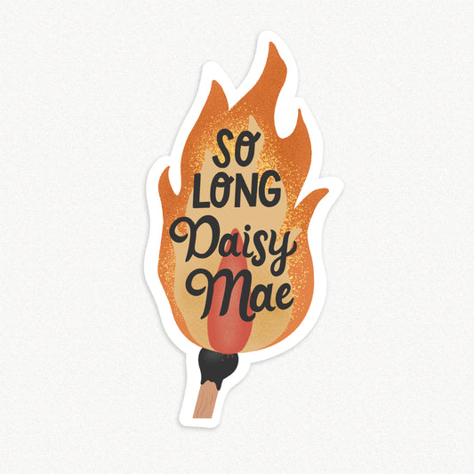 So Long Daisy Mae Taylor Swift Die-Cut Sticker