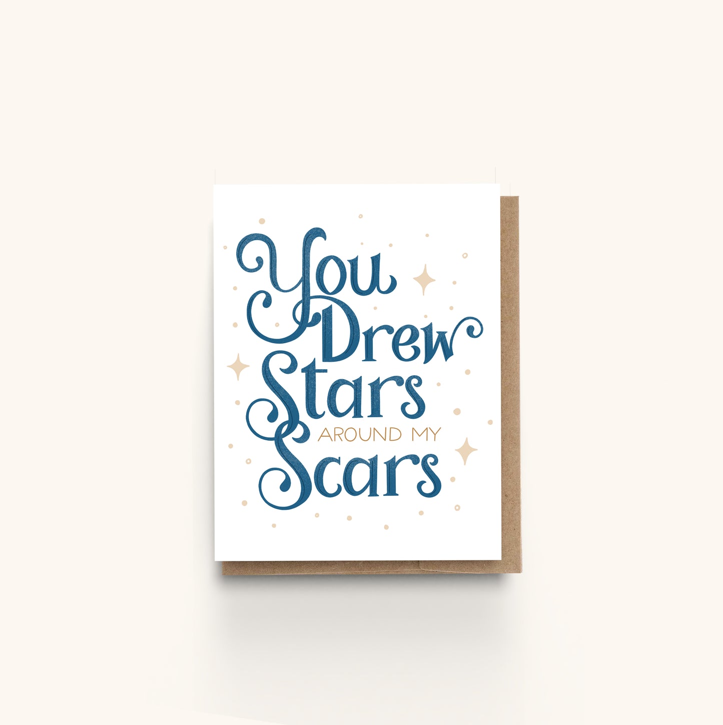 Stars around my Scars Taylor Swift Greeting Card