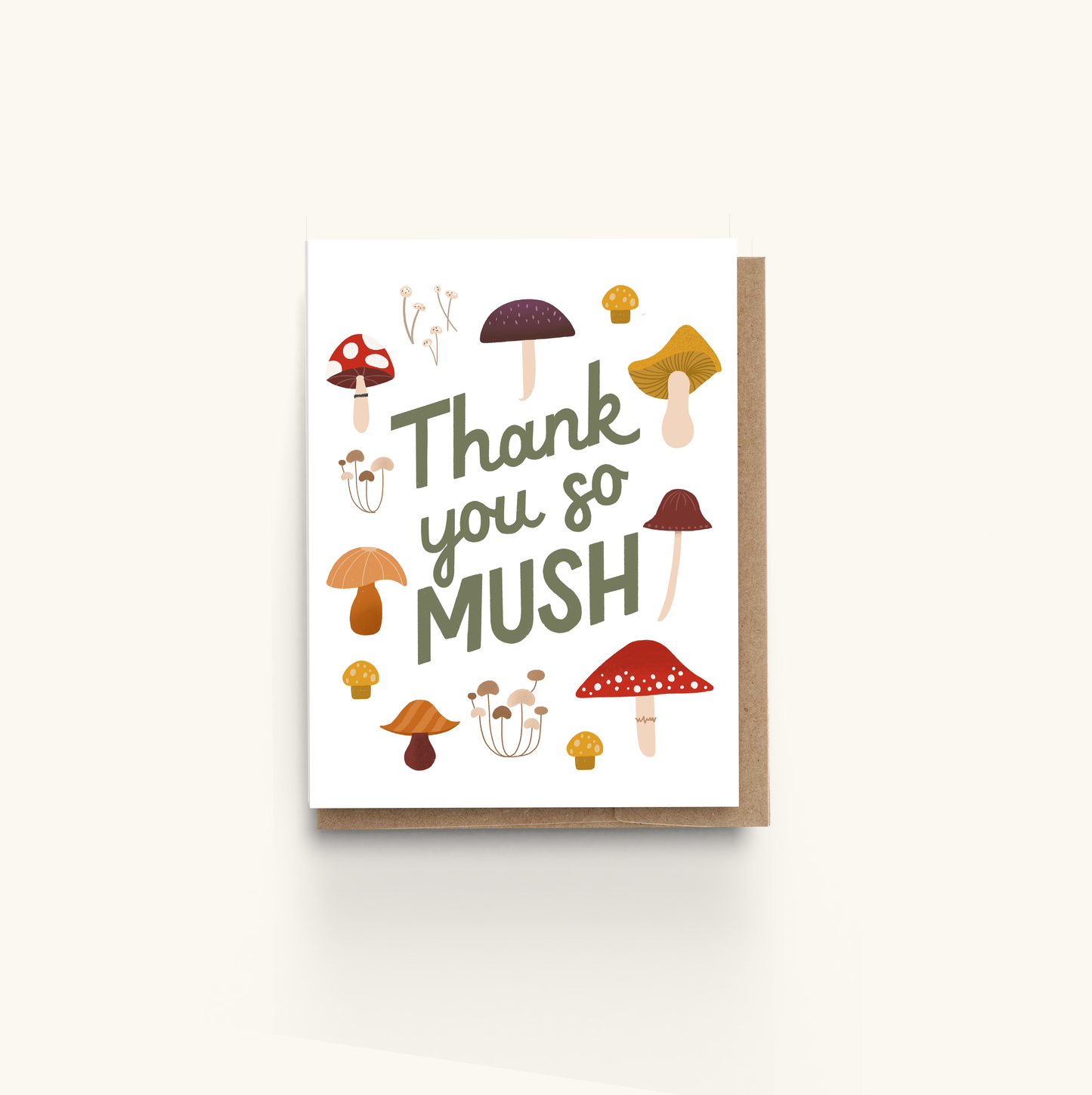 Thank you so Mush Thank You Card