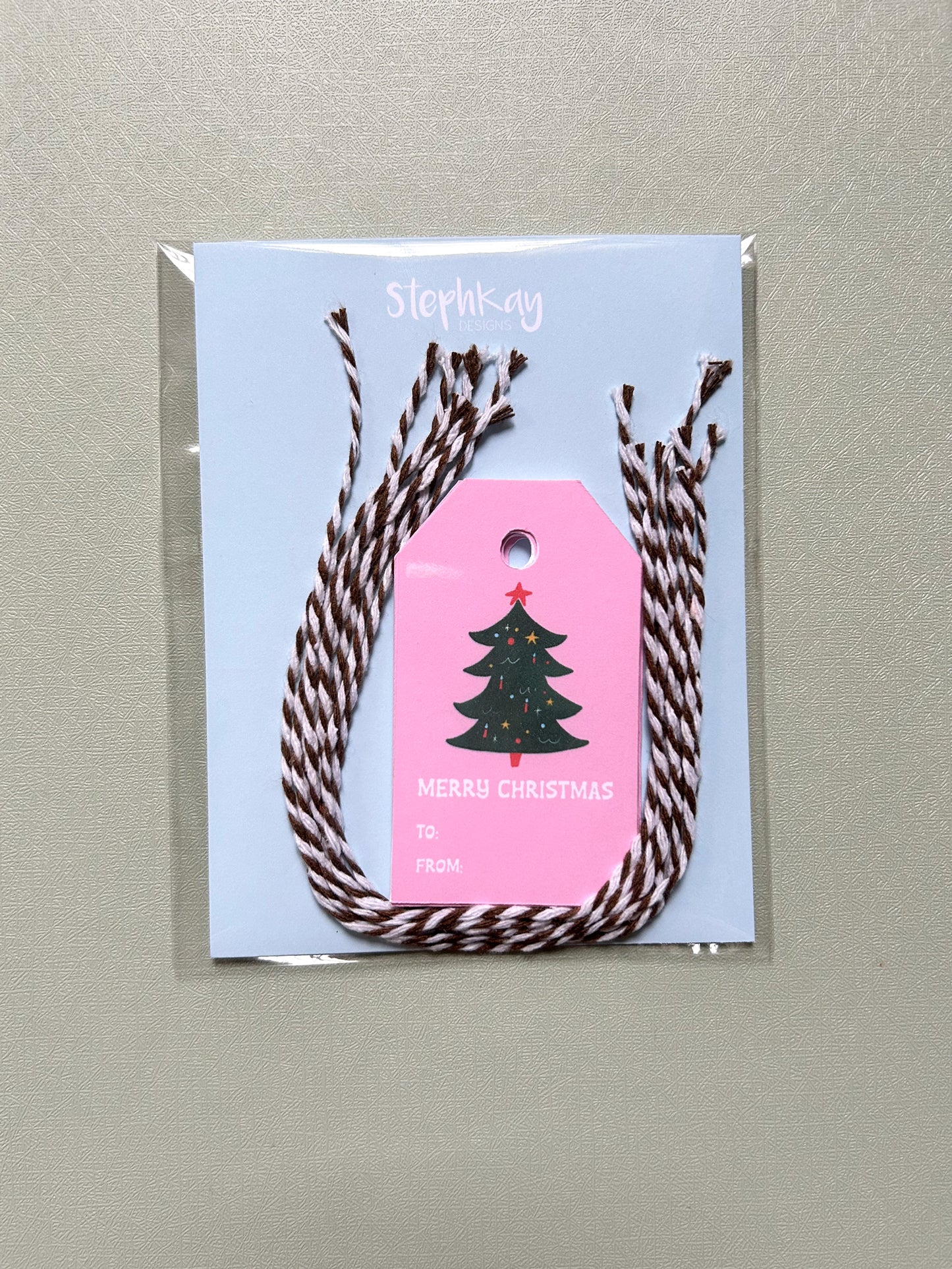 Christmas Tree Gift Tags - Set of 8