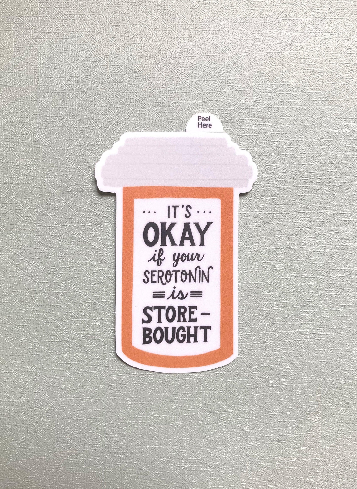 Serotonin Mental Health Vinyl Sticker - StephKayDesigns