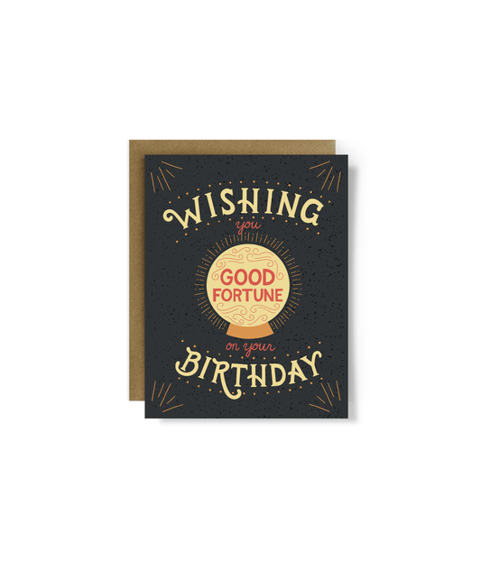 Good Fortune Tarot Birthday Greeting Card - StephKayDesigns