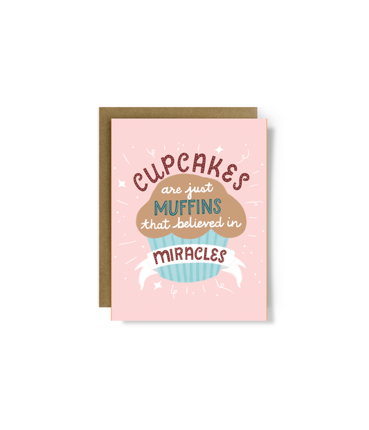 Motivational Muffin Funny Encouraging Greeting Card - StephKayDesigns