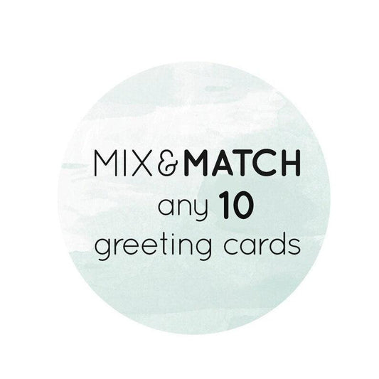 Mix and Match Any 10 Greeting Cards - StephKayDesigns